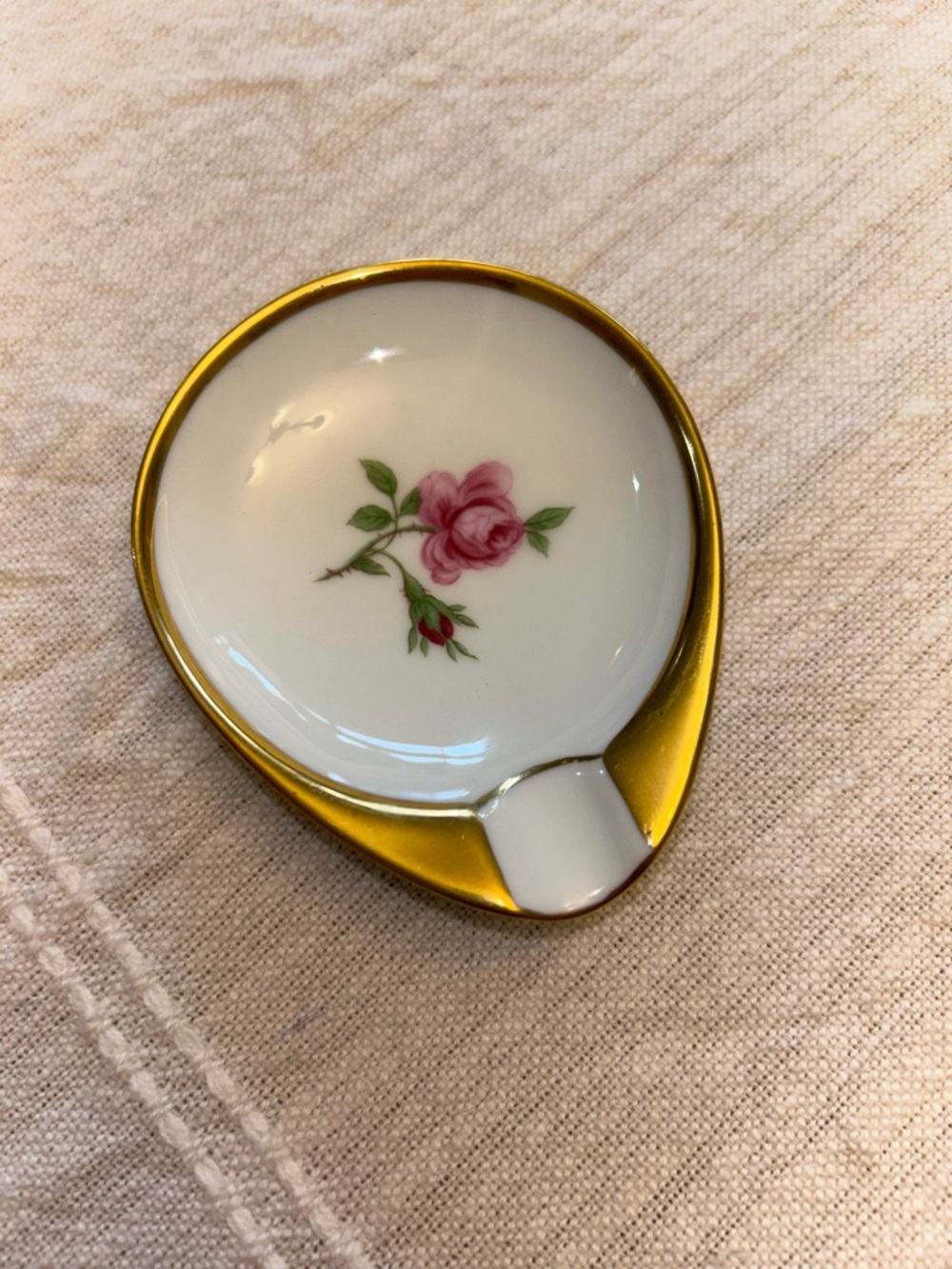 Vintage Furstenberg porcelain single ashtray